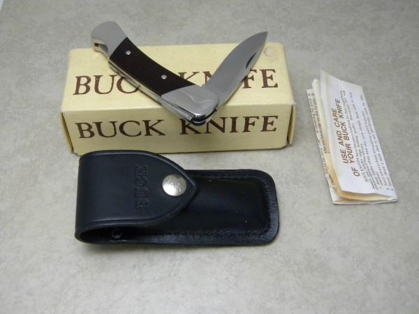 Buck USA Model # 500 Maroon Micarta Duke Lockback Knife in Box Pre 1986 Buck USA Model # 500 Maroon Micarta Duke Lockback Knife in Box Pre 1986