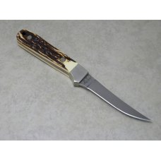 Schrade + USA 164UH Staglon Uncle Henry Badger Fixed Blade Sheath Knife in Box Schrade + USA 164UH Staglon Uncle Henry Badger Fixed Blade Sheath Knife in Box