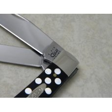 Case XX USA 2011 Slick Black with White Poka-Dots 2254 SS Trapper Knife Case XX USA 2011 Slick Black with White Poka-Dots 2254 SS Trapper Knife