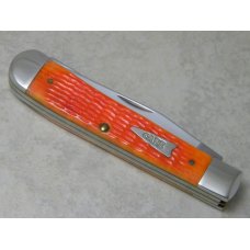 Case XX USA 2008 Orange Bone 6254 SS Trapper Knife Case XX USA 2008 Orange Bone 6254 SS Trapper Knife