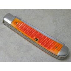 Case XX USA 2008 Orange Bone 6254 SS Trapper Knife Case XX USA 2008 Orange Bone 6254 SS Trapper Knife