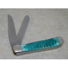 Case XX USA 2011 Teal Green Bone 6254 SS Limited Edition 1 of 3000 Trapper Knife 