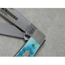 Case XX USA 2011 Teal Green Bone 6254 SS Limited Edition 1 of 3000 Trapper Knife 