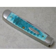 Case XX USA 2011 Teal Green Bone 6254 SS Limited Edition 1 of 3000 Trapper Knife 