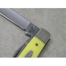 Case XX USA 2 Dot (1998) Yellow Composition 3207 CV Mini Trapper Knife Case XX USA 2 Dot (1998) Yellow Composition 3207 CV Mini Trapper Knife