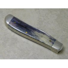Case XX USA 2 Dot (1998) Purple Appaloosa Bone 6207 SS Mini Trapper Knife Case XX USA 2 Dot (1998) Purple Appaloosa Bone 6207 SS Mini Trapper Knife