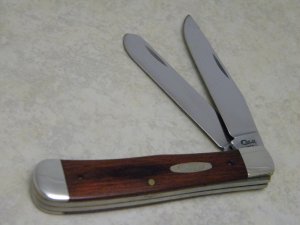Case XX USA 7 Dot (1993) Wood 7254 SS Trapper Knife