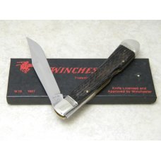 Winchester Trademark USA 1988 Bone 1950 Banana Lockback Knife in Box Winchester Trademark USA 1988 Bone 1950 Banana Lockback Knife in Box