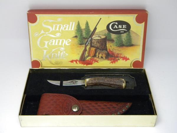 Case • XX USA 1979 Stag 523-3 1/4 SSP Small Game Fixed Blade Sheath Knife in Box Case • XX USA 1979 Stag 523-3 1/4 SSP Small Game Fixed Blade Sheath Knife in Box