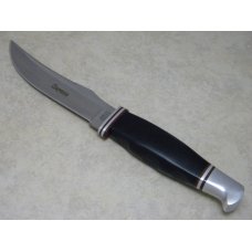 Case XX Stainless USA 1965-69 Black Composition #400 Cheyenne Fixed Blade Sheath Knife in Box
