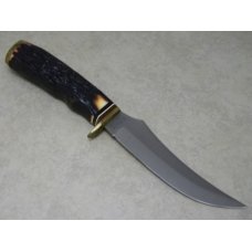 Schrade USA Bench Made Collection 498 Staglon 49ers Fixed Blade Sheath Knife in Box