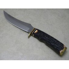 Schrade USA Bench Made Collection 498 Staglon 49ers Fixed Blade Sheath Knife in Box