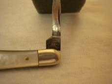 Miller Bros Swell Center Pen Knife - Pearl Handles - Solid Old Knife - Circa 1872-1926 Miller Bros Swell Center Pen Knife - Pearl Handles - Solid Old Knife - Circa 1872-1926