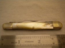Miller Bros Swell Center Pen Knife - Pearl Handles - Solid Old Knife - Circa 1872-1926 Miller Bros Swell Center Pen Knife - Pearl Handles - Solid Old Knife - Circa 1872-1926