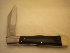 Edw K. Tyron Co made by Miller Bros - Long Pull Lock Back Folding Hunter - Ebony - Circa 1872-1926 Edw K. Tyron Co made by Miller Bros - Long Pull Lock Back Folding Hunter - Ebony - Circa 1872-1926