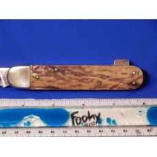 Vintage J A Henckels Friodur Single Blade Push Lock Large Hunting Pocket Knife Great Stag Handles Vintage J A Henckels Friodur Single Blade Push Lock Large Hunting Pocket Knife Great Stag Handles
