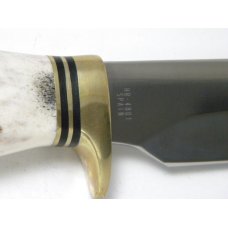 Hen & Rooster German Stainless Spain Stag HR4801 Fixed Blade Sheath Knife In Box