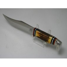 Case XX USA 2007 Genuine Stag 581-6 Hunter Fixed Blade Sheath Knife in Box - Case Item # 05550