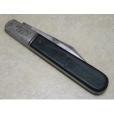 E.C. Simmons Keen Kutter St. Louis MO Ebony Wood Daddy Barlow Knife E.C. Simmons Keen Kutter St. Louis MO Ebony Wood Daddy Barlow Knife