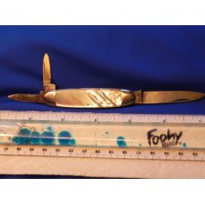 Antique J A Henckels 3 Blade Butterbean Whitter Pocketknife Mother of Pearl Handles Long Arm TwinMen Antique J A Henckels 3 Blade Butterbean Whitter Pocketknife Mother of Pearl Handles Long Arm TwinMen