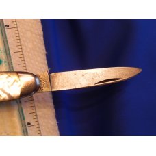 Antique J A Henckels 3 Blade Butterbean Whitter Pocketknife Mother of Pearl Handles Long Arm TwinMen Antique J A Henckels 3 Blade Butterbean Whitter Pocketknife Mother of Pearl Handles Long Arm TwinMen