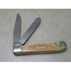 Boker Solingen Germany 2525 LTD. Bone White Lightning Trapper Knife in Box c.1980 Boker Solingen Germany 2525 LTD. Bone White Lightning Trapper Knife in Box c.1980