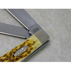 Case XX USA 2003 Antique Bone 6207 SS Mini Trapper Knife in Box Case XX USA 2003 Antique Bone 6207 SS Mini Trapper Knife in Box