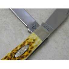 Case XX USA 2003 Antique Bone 6207 SS Mini Trapper Knife in Box Case XX USA 2003 Antique Bone 6207 SS Mini Trapper Knife in Box