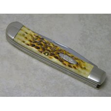 Case XX USA 2003 Antique Bone 6207 SS Mini Trapper Knife in Box Case XX USA 2003 Antique Bone 6207 SS Mini Trapper Knife in Box
