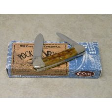 Case XX USA 2003 Pocket Worn Antique Bone 62132 SS Baby Butterbean Mini Canoe Knife in Box Case XX USA 2003 Pocket Worn Antique Bone 62132 SS Baby Butterbean Mini Canoe Knife in Box