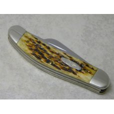 Case XX USA 2003 Antique Bone Pocket Worn TB6339 SS Tony Bose Sowbelly Knife Case XX USA 2003 Antique Bone Pocket Worn TB6339 SS Tony Bose Sowbelly Knife