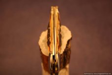 Schatt & Morgan Cutlery #64 Torched Stag Canoe Short Run 1 of 30.   #1404