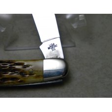 Case XX 2004 Pocket Worn Antique Bone Muskrat 05444 Knife - New in Box Case XX 2004 Pocket Worn Antique Bone Muskrat 05444 Knife - New in Box