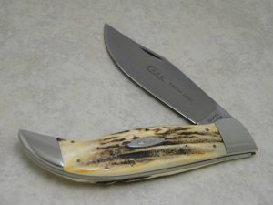 Case XX USA 4 Dot (1976) Stag 5172 SSP Razor Edge Clasp Knife