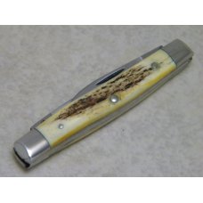 Case XX Stainless USA 3 Dot (1977) Stag 5233 SSP Blue Scroll Pen Knife Case XX Stainless USA 3 Dot (1977) Stag 5233 SSP Blue Scroll Pen Knife
