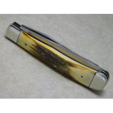 Case XX Stainless USA 4 Dot (1976) Stag 5254 SSP Razor Edge Trapper Knife Case XX Stainless USA 4 Dot (1976) Stag 5254 SSP Razor Edge Trapper Knife