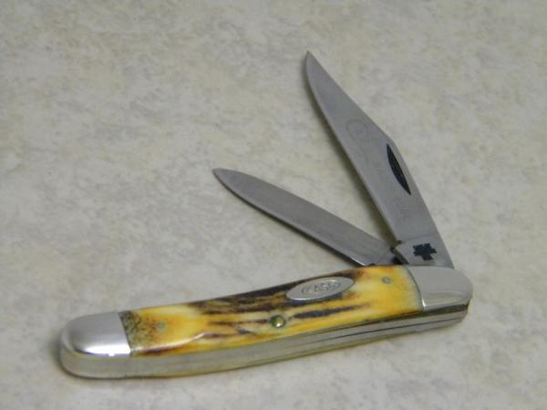 Case XX Stainless USA 4 Dot (1976) Stag 52087 SSP Razor Edge Jack Knife Case XX Stainless USA 4 Dot (1976) Stag 52087 SSP Razor Edge Jack Knife