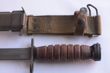 Vintage WW II IMPERIAL U.S.M4 BAYONET with Scabbard B M CO. M8A1