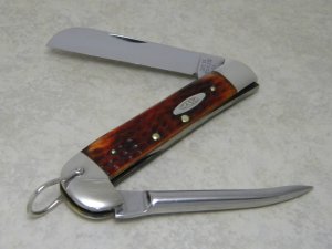 Case XX Stainless USA 7 Dot (1973) Pretty Bone 6246R Marlin Spike Riggers Knife