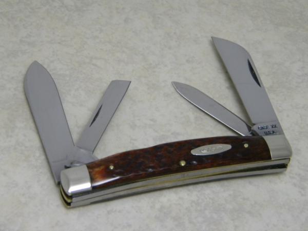 Case XX USA 7 Dot (1973) 6488 Pretty Bone Large Congress Knife Case XX USA 7 Dot (1973) 6488 Pretty Bone Large Congress Knife