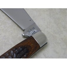 Case XX USA 1 Dot (1979) Laminated Wood 61011 Hawkbill Pruner Knife