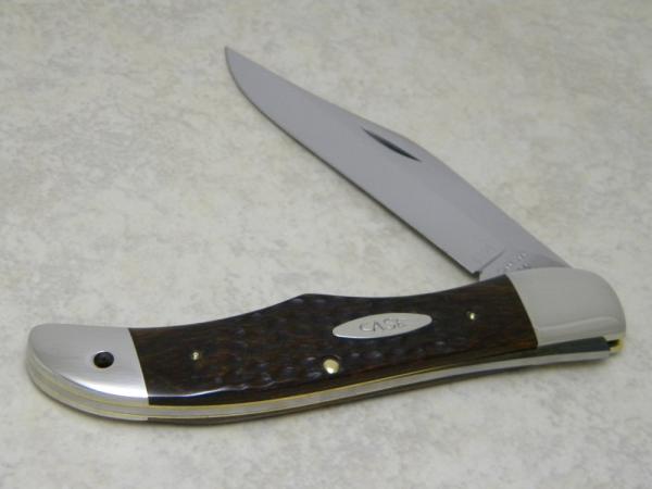 Case XX USA 1 Dot (1979) Laminated Wood 6165 SAB Folding Hunter Knife