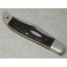 Case XX USA 1 Dot (1979) Laminated Wood 6165 SAB Folding Hunter Knife