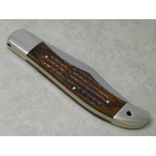 Case XX USA 1 Dot (1979) Laminated Wood 6165 SAB Folding Hunter Knife