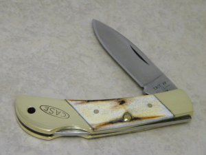 Case XX USA 9 Dot (1981) Stag 051051 LSSP Lockback Knife