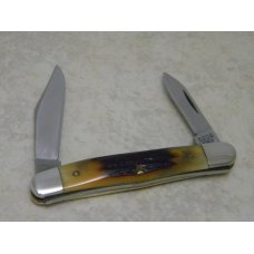 Case XX SS USA 10 Dot (1980) 75th Anniversary Stag 5208 SSP Half Whittler Knife Case XX SS USA 10 Dot (1980) 75th Anniversary Stag 5208 SSP Half Whittler Knife