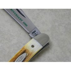 Case XX SS USA 10 Dot (1980) 75th Anniversary Stag 5208 SSP Half Whittler Knife Case XX SS USA 10 Dot (1980) 75th Anniversary Stag 5208 SSP Half Whittler Knife