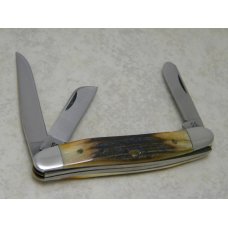 Case XX Stainless USA 1 Dot (1979) Bradford Centennial Stag 5318 HP SSP Stockman Knife Case XX Stainless USA 1 Dot (1979) Bradford Centennial Stag 5318 HP SSP Stockman Knife