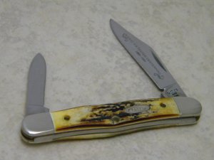 Case XX USA Stag 5208 SS "Case XX Tested Centennial 1889-1989" Half Whittler Knife