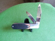Queen Barlow #22 2blades Aluminum frame Saw cut Delrin handles Queen Barlow #22 2blades Aluminum frame Saw cut Delrin handles